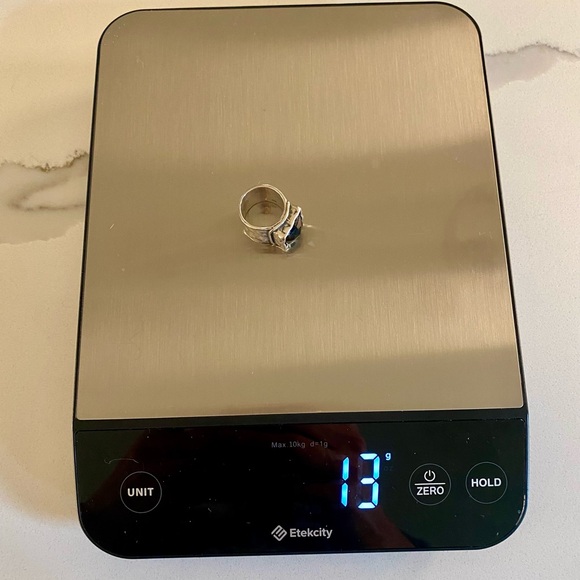 Silpada Smoky Quartz Dusk Sterling Silver Wide Band Ring Size 6.5 - Picture 6 of 10